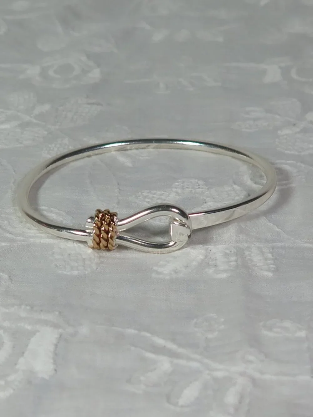 Stainless Steel Lariat Rope Bangle Bracelet